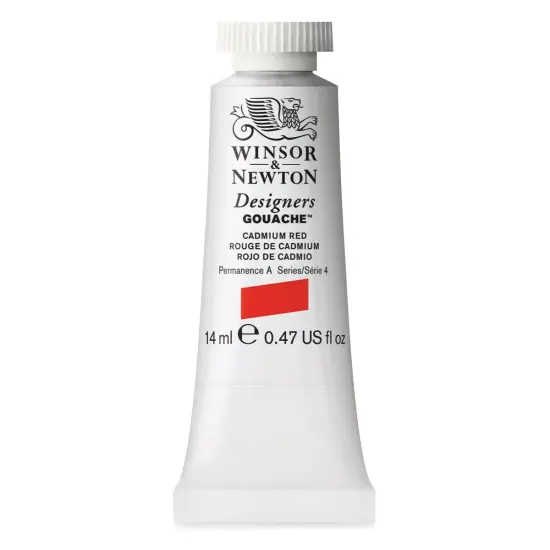 Winsor & Newton Designers Gouache - Cadmium Red, 14 ml tube {1}