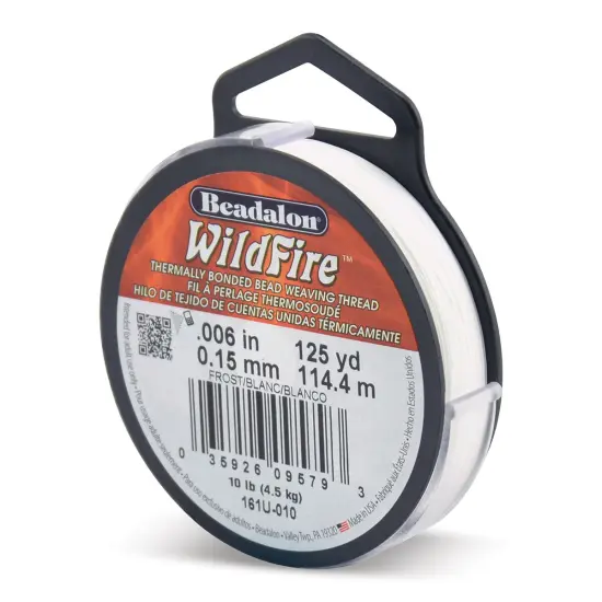 Beadalon WildFire Beading Thread - Frost, 0.006", 125 yds {1}