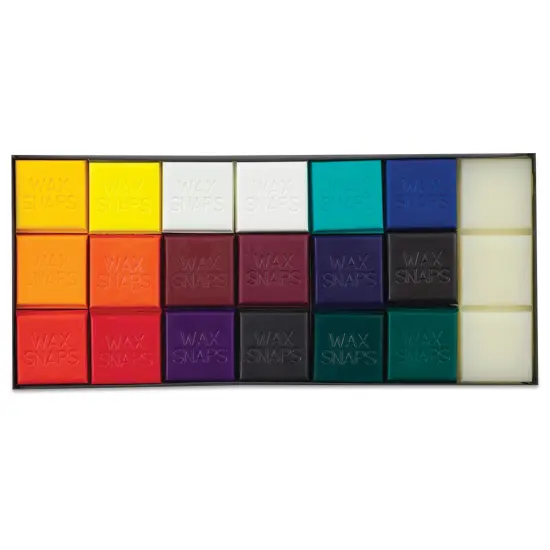 Enkaustikos Wax Snaps Encaustic Paints - Set of 21, Some Like it Hot, 13 ml {2}