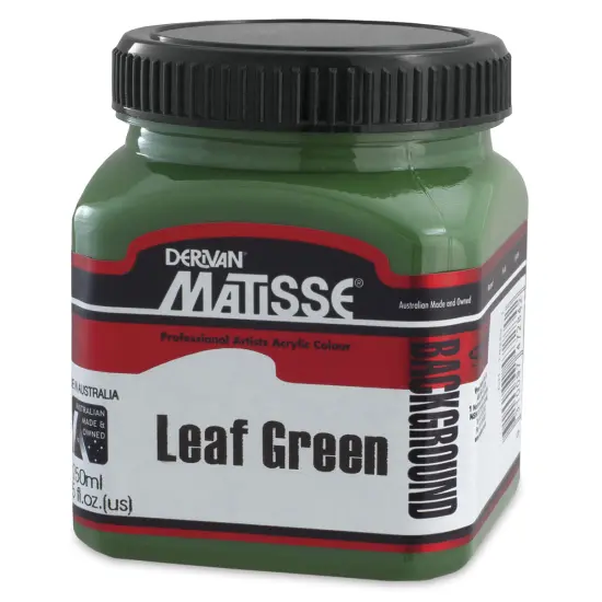 Matisse Background Colors Acrylic Paint - Leaf Green, 250 ml {1}