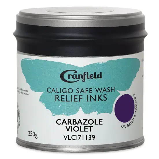 Cranfield Caligo Safe Wash Relief Ink - Carbazole Violet, 250 g {1}