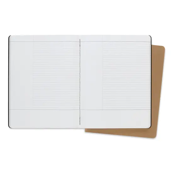 Moleskine Subject Cahier Journals - Pkg of 2, Black/Kraft, X-Large {1}