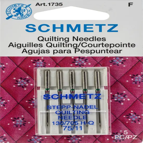 Multipack of 10 - Schmetz Quilt Machine Needles-Size 11/75 5/Pkg {2}