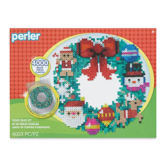 Perler Wreath Deluxe Fused Bead Kit {1}