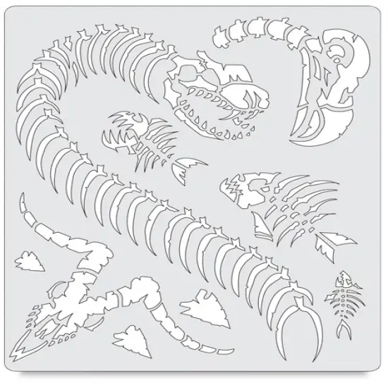 Iwata Artool Freehand Template - Curse of the Skull Master Petting Zoo {1}