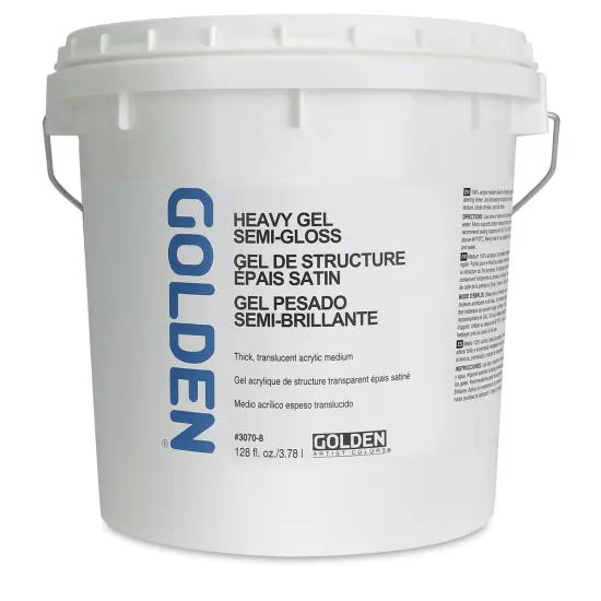 Golden Heavy Acrylic Gel Medium - Semi-Gloss, 128 oz tub {2}