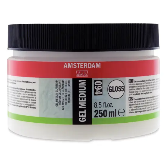 Amsterdam Acrylic Gel Mediums - Gloss, 250 ml, Jar {1}