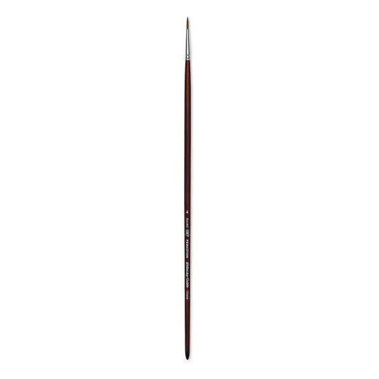 Princeton Siberian Kolinsky Sable Brush - Round, Size 4, Long Handle {2}