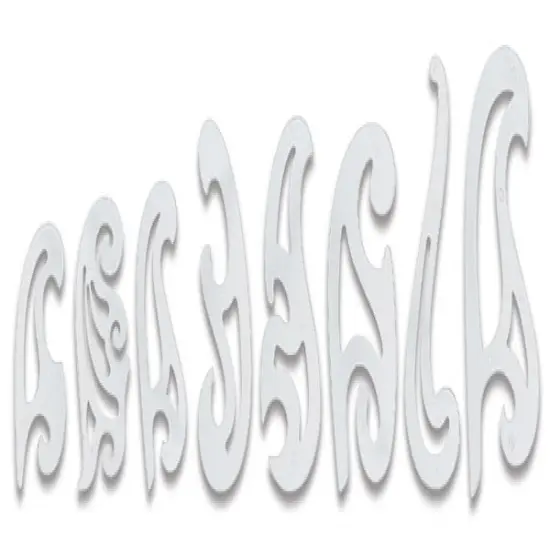 Westcott Set of French Curves, Set of 8 {2}