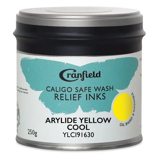 Cranfield Caligo Safe Wash Relief Ink - Arylide Yellow Cool, 250 g {1}