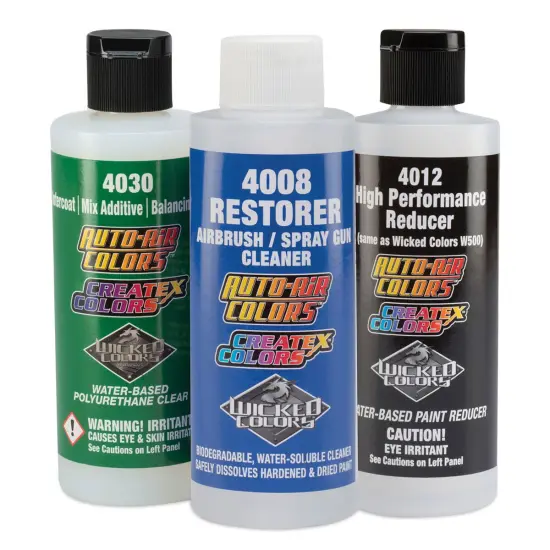Createx Airbrush Additives And Mediums - Additive Set of 3, 4 oz bottles {2}