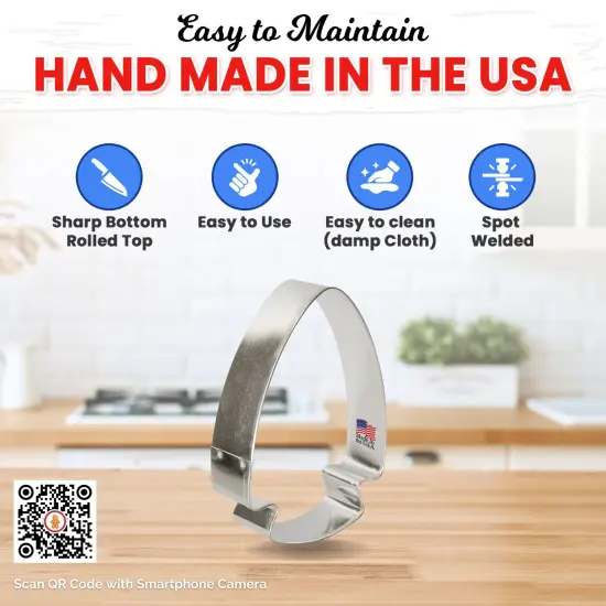 CookieCutter.com Arrowhead Cookie Cutters 4.25 in, Tin Plate Steel, Handmade in the USA {5}