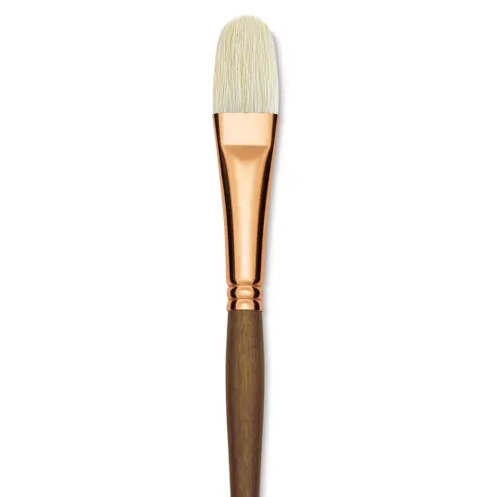 Princeton Best Natural Bristle Brush - Filbert, Long Handle, Size 10 {1}