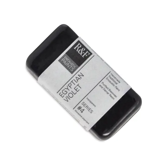 R&F Encaustic Paint Block - Egyptian Violet, 40 ml block {1}
