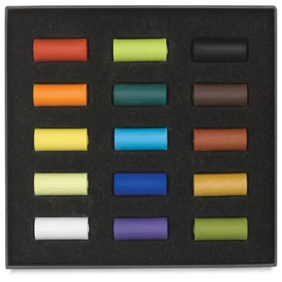 Rembrandt Soft Pastel Set - Assorted Colors, Half Sticks , Set of 15 {2}