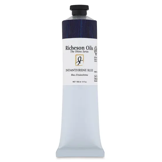 Shiva Signature Artist Oil Color - Indanthrene Blue, 150 ml Tube {1}