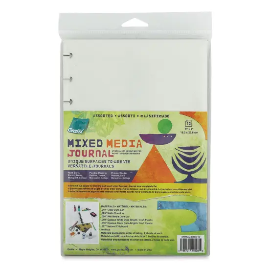 Grafix Mixed Media Journal Kit - 9" x 6" {1}