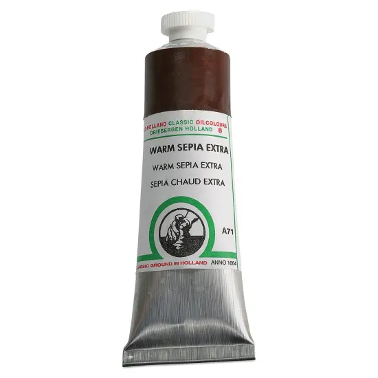 Old Holland Classic Oil Color - Warm Sepia Extra, 40 ml tube {1}
