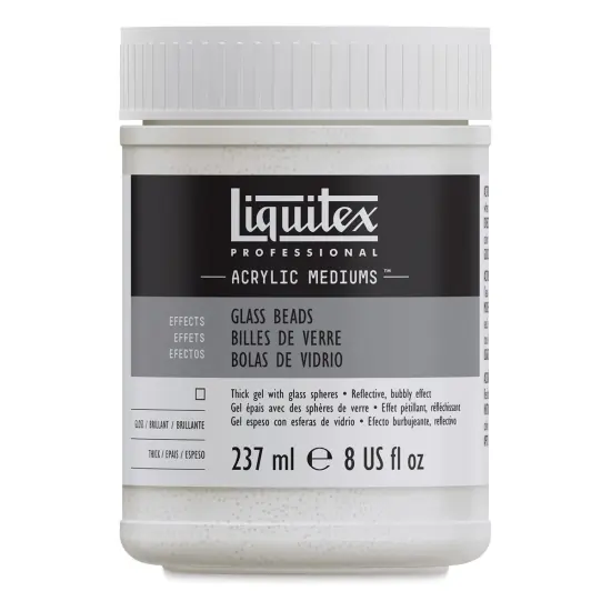 Liquitex Effects Glass Beads Medium, 8 oz jar {1}