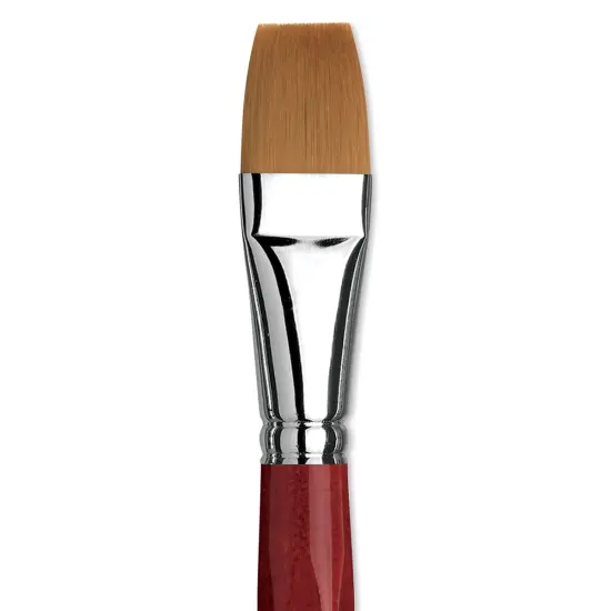 Da Vinci Cosmotop Spin Brush - Flat, Short Handle, Size 24 {1}