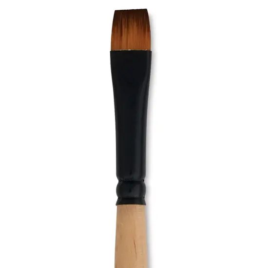 Dynasty Black Gold Brush - Chisel Blender, Short Handle, Size 10 {1}