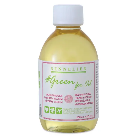 Sennelier #Green for Oils - Liquid Medium, 250 ml {1}