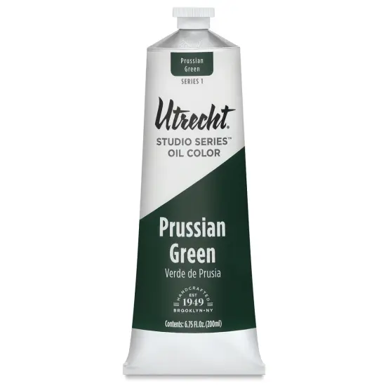 Utrecht Studio Series Oil Paint - Prussian Green, 200 ml tube {2}