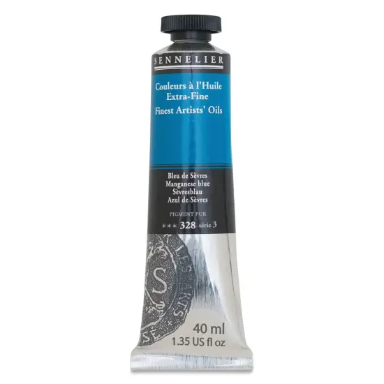 Sennelier Artists' Extra Fine Oil Paint - Manganese Blue, 40 ml tube {1}