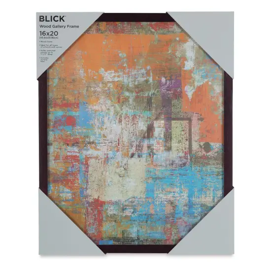 Blick Wood Gallery Frame - Walnut, 16" x 20" {1}