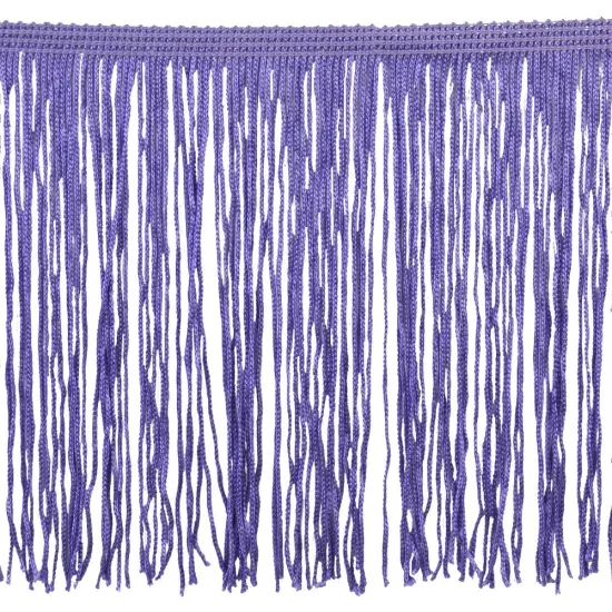 Belagio Chainette Fringe, 6" Wide, Purple, 10-Yard Bolt {1}