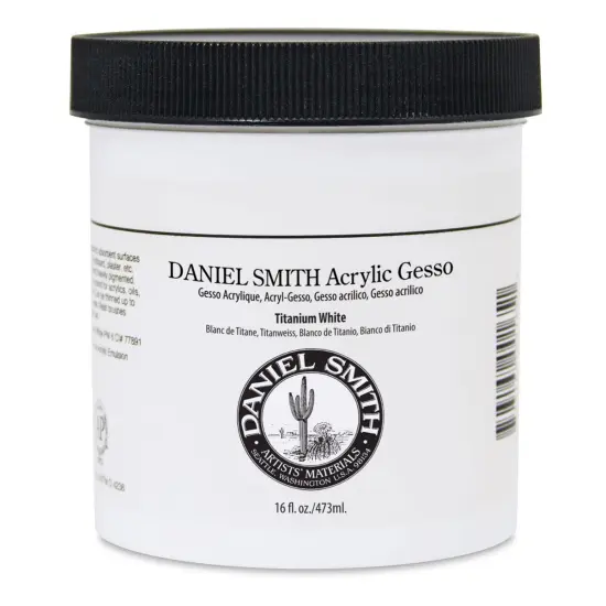 Daniel Smith Acrylic Gesso - Titanium White, 16 oz {1}