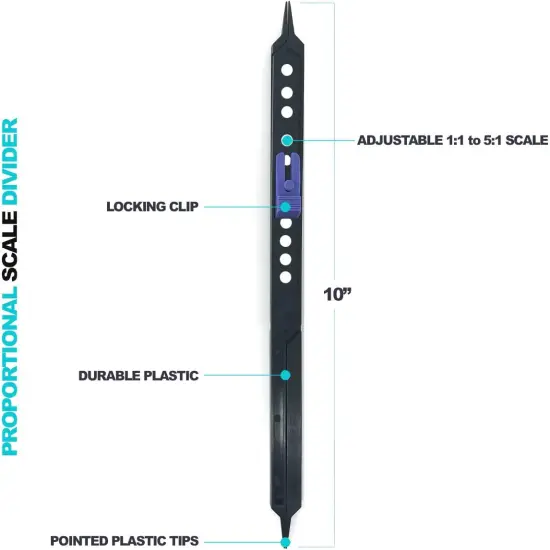 Pixiss Proportional Divider Artist Drawing Tool for Artists, Professional Caliper {4}