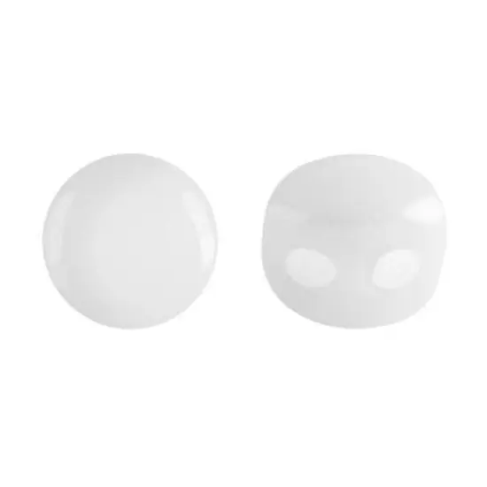 Kalos&reg; Par Puca&reg;, 2 Hole Bead, Opaque White, 10 grams {1}