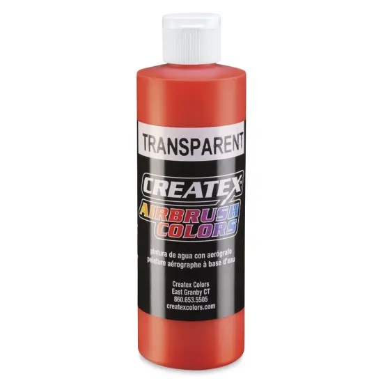 Createx Airbrush Color - 8 oz, Transparent Sunset Red {1}