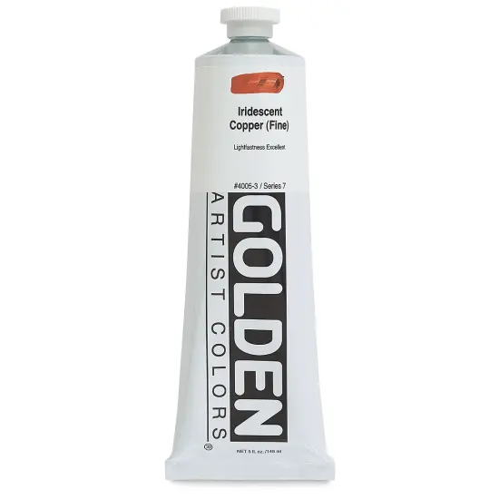 Golden Heavy Body Artist Acrylics - Iridescent Copper (Fine), 5 oz tube {2}