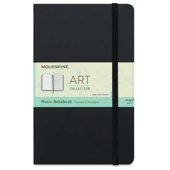 Moleskine Music Notebook, 8-1/4" x 5", 192 Pages {2}
