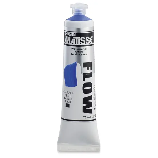 Matisse Flow Acrylic Paint - Cobalt Blue, 75 ml {1}
