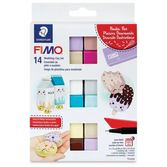 Staedtler Fimo Soft Polymer Clay - Foodie Fun Theme Set {1}