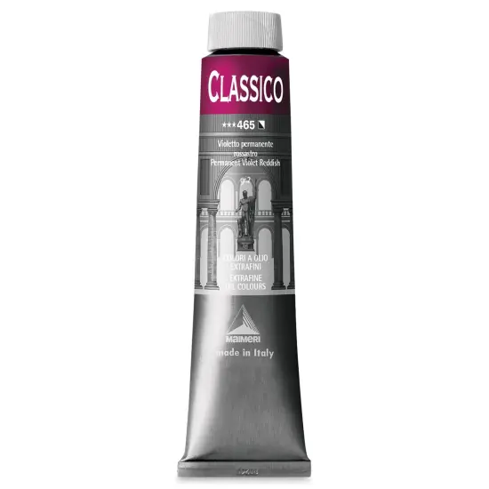 Maimeri Classico Oil Color - Permanent Violet Reddish, 200 ml tube {1}