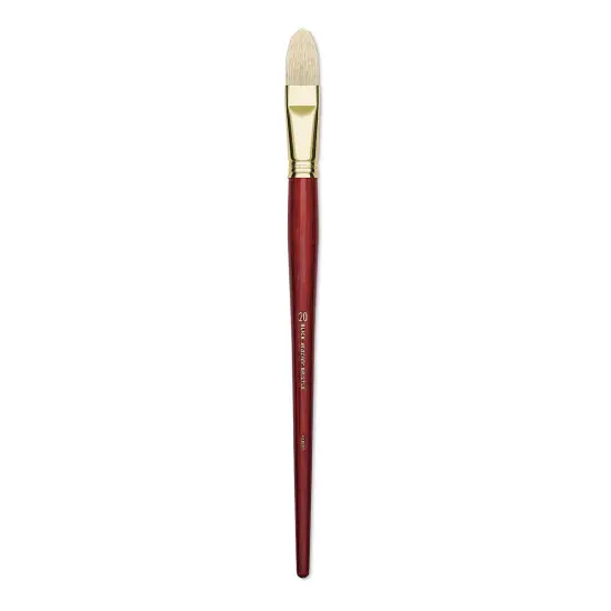 Blick Master Bristle Brush - Filbert, Long Handle, Size 20 {2}