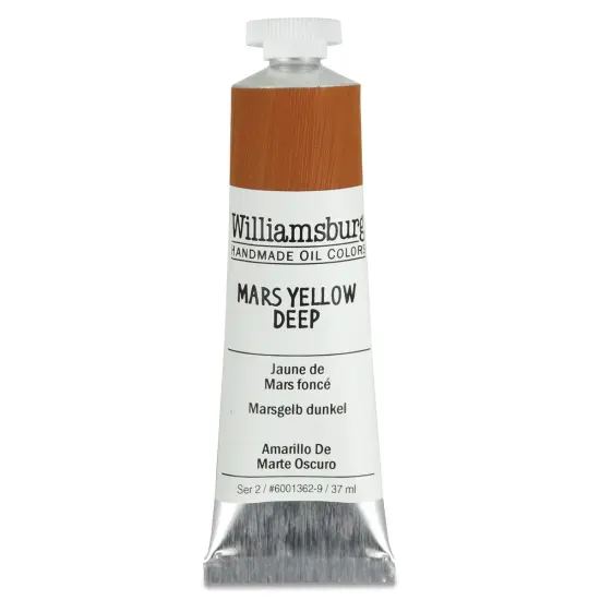 Williamsburg Handmade Oil Paint - Mars Yellow Deep, 37 ml tube {1}