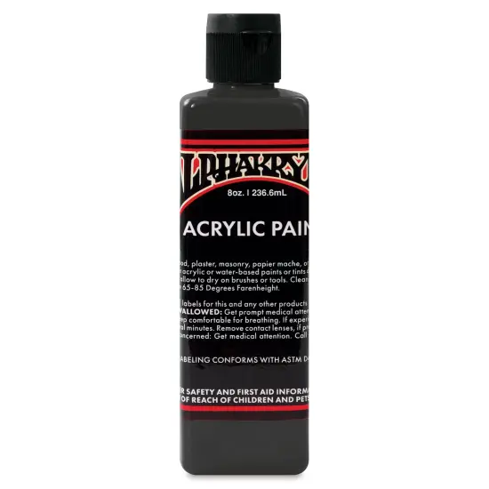 Alpha6 Alphakrylic Acrylic Paint - Dark Grey, 8 oz {1}
