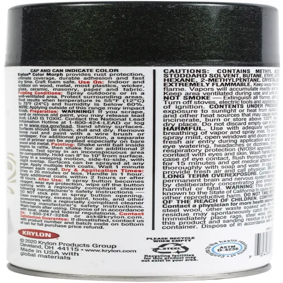 Krylon(R) Color Morph High-Gloss 6oz-Green/Gold {3}