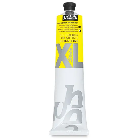 Pebeo XL Studio Oil Color - Cadmium Lemon Yellow Imitation, 200 ml Tube {1}