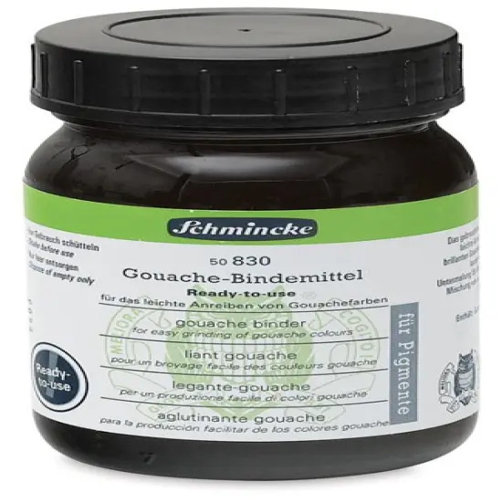 Schmincke Ready-to-Use Gouache Binder - 200 ml bottle {1}