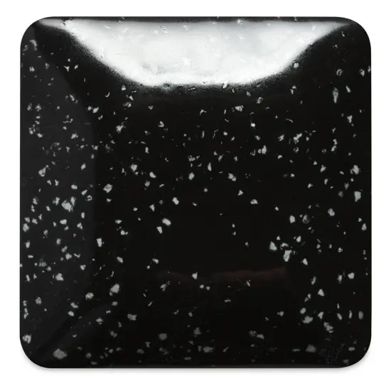 Mayco Speckled Stroke & Coat Glaze - Speckled Tuxedo, Pint {1}