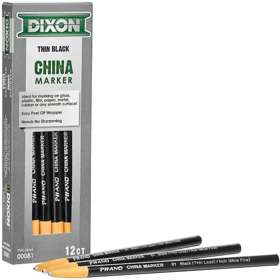 Dixon China Marker, Black {1}