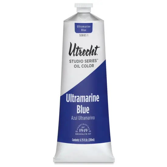 Utrecht Studio Series Oil Paint - Ultramarine Blue, 200 ml tube {2}