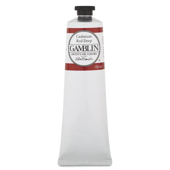 Gamblin Artist's Oil Color - Cadmium Red Deep, 150 ml tube {1}
