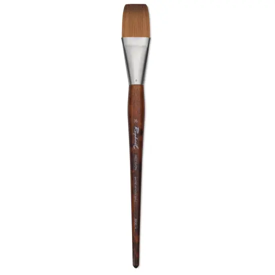 Rapha&euml;l Precision Brush - Flat, Size 36, Long Handle {1}